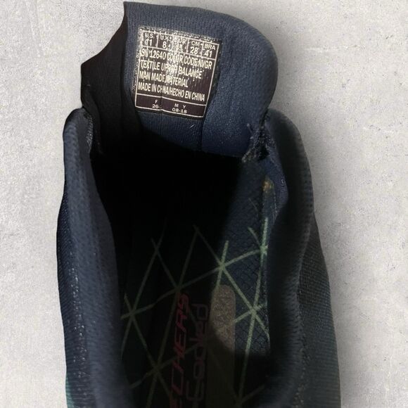 Skechers Skech-Air Element Trainer Sneaker Navy Green Womens Size 11 - Picture 7 of 8